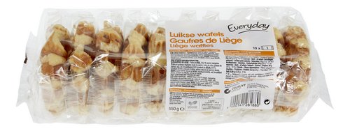 EVERYDAY Luikse wafels — 10 × 55 g