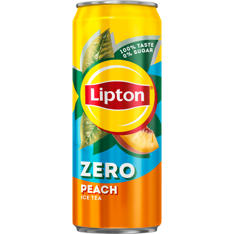 LIPTON Ice Tea Zero Peach — 33 cl